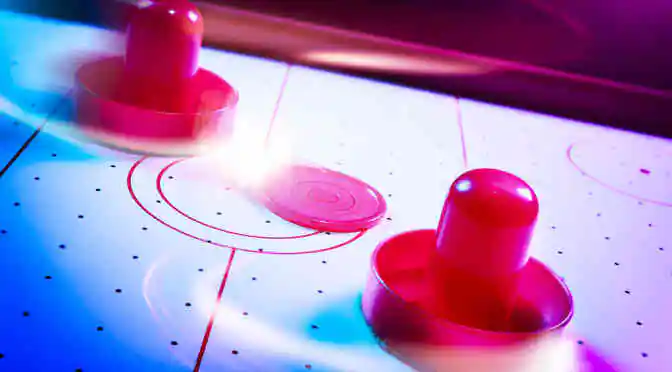 air hockey